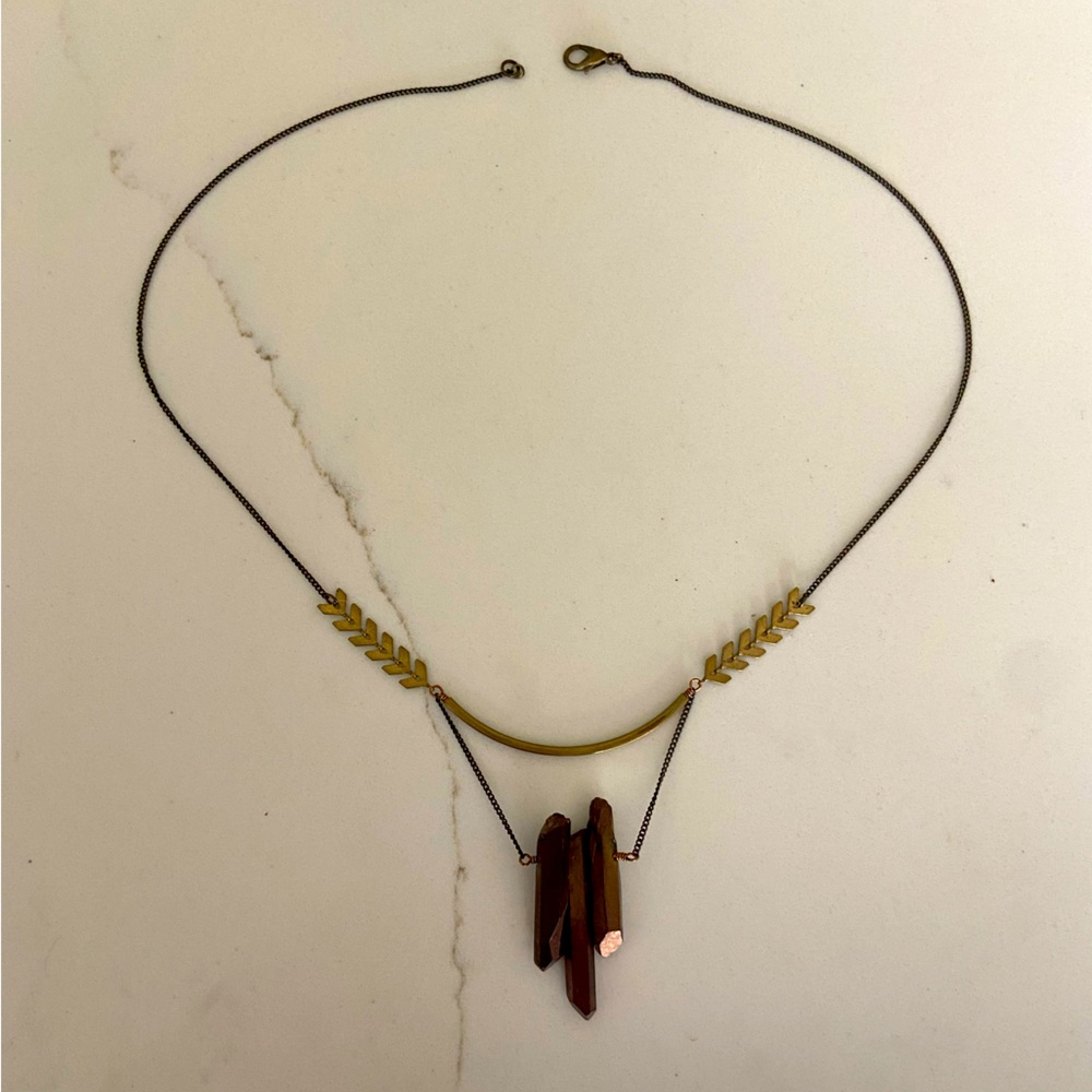 Necklace with stones